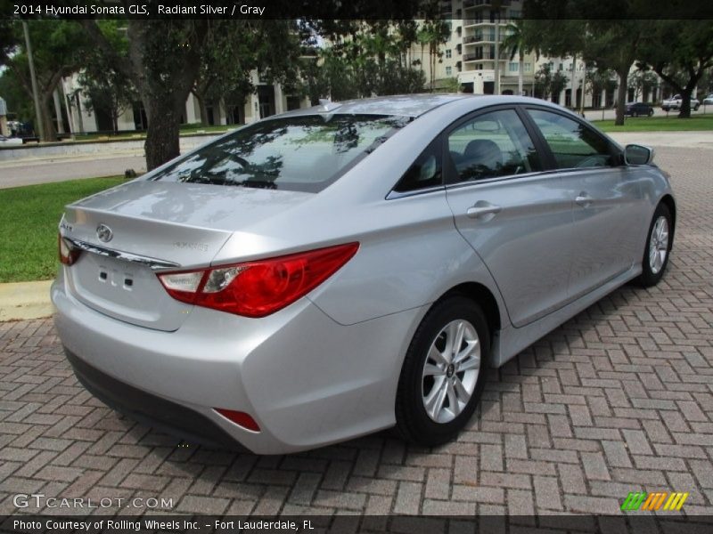 Radiant Silver / Gray 2014 Hyundai Sonata GLS