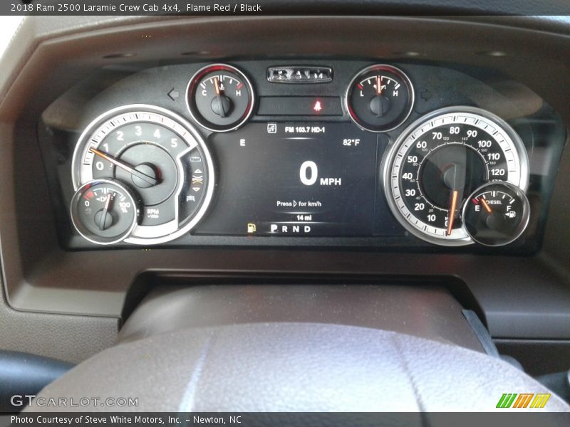 Flame Red / Black 2018 Ram 2500 Laramie Crew Cab 4x4