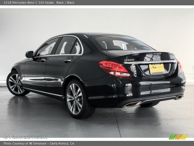 Black / Black 2018 Mercedes-Benz C 300 Sedan