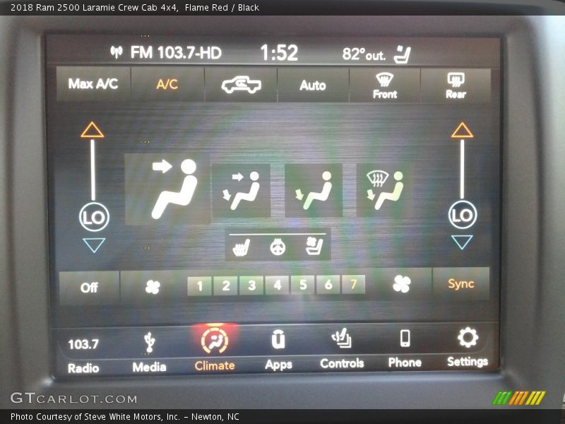 Flame Red / Black 2018 Ram 2500 Laramie Crew Cab 4x4