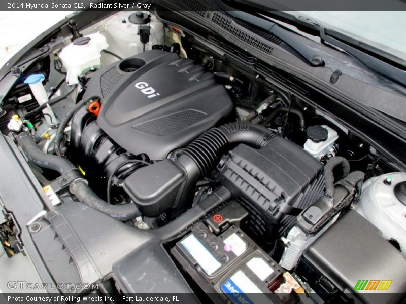 Radiant Silver / Gray 2014 Hyundai Sonata GLS