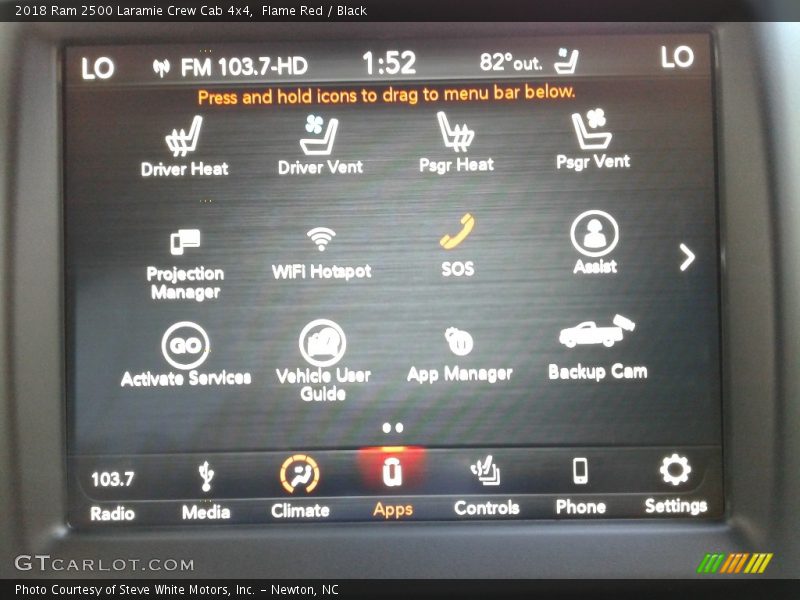 Flame Red / Black 2018 Ram 2500 Laramie Crew Cab 4x4
