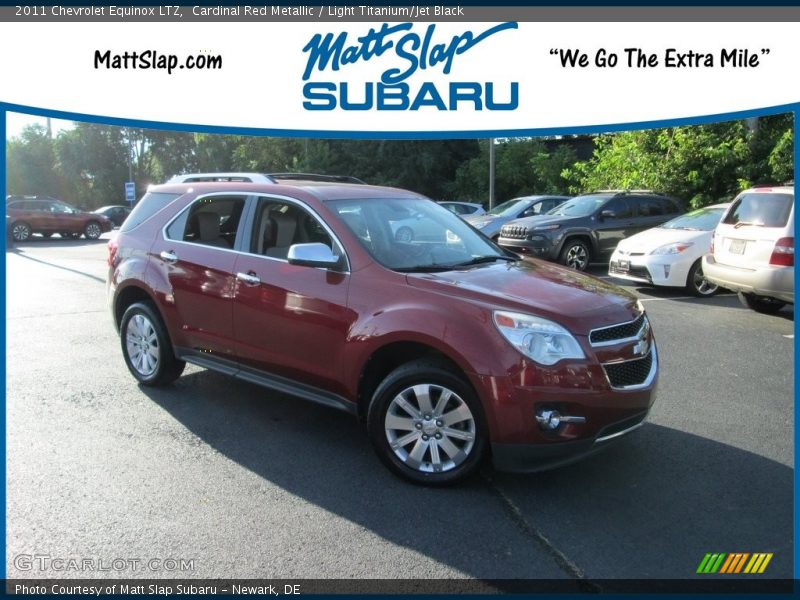Cardinal Red Metallic / Light Titanium/Jet Black 2011 Chevrolet Equinox LTZ