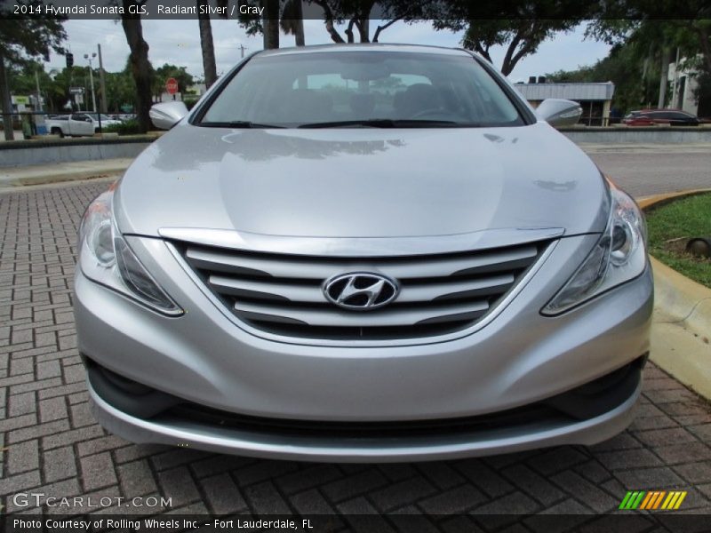 Radiant Silver / Gray 2014 Hyundai Sonata GLS