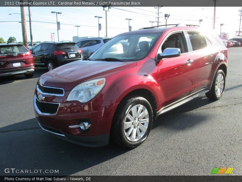 Cardinal Red Metallic / Light Titanium/Jet Black 2011 Chevrolet Equinox LTZ