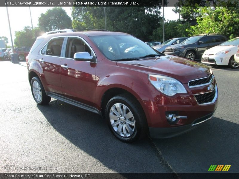 Cardinal Red Metallic / Light Titanium/Jet Black 2011 Chevrolet Equinox LTZ