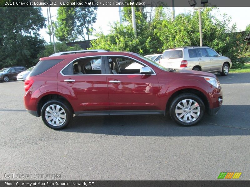 Cardinal Red Metallic / Light Titanium/Jet Black 2011 Chevrolet Equinox LTZ