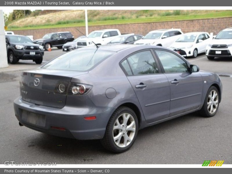 Galaxy Gray Mica / Black 2008 Mazda MAZDA3 i Touring Sedan