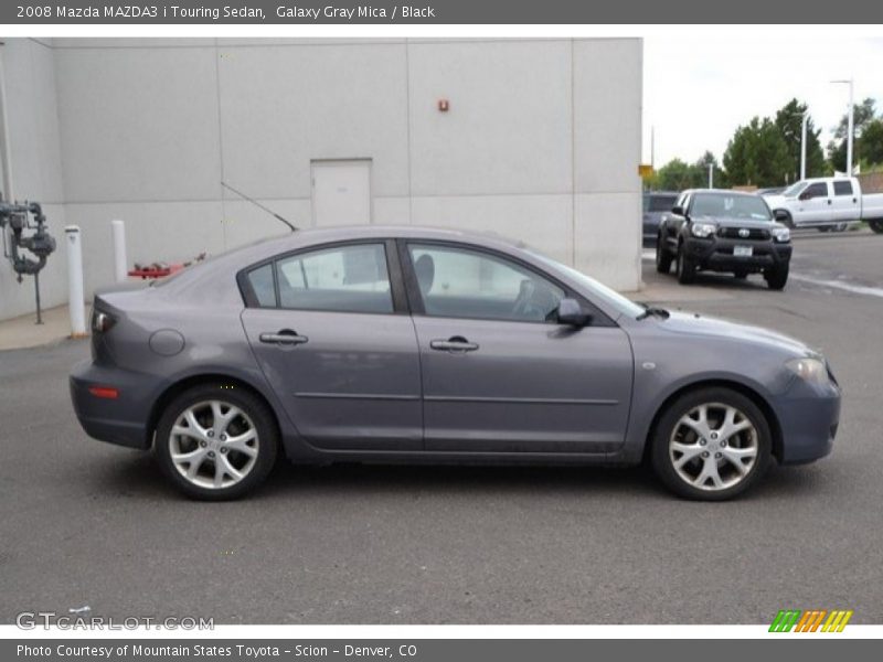 Galaxy Gray Mica / Black 2008 Mazda MAZDA3 i Touring Sedan