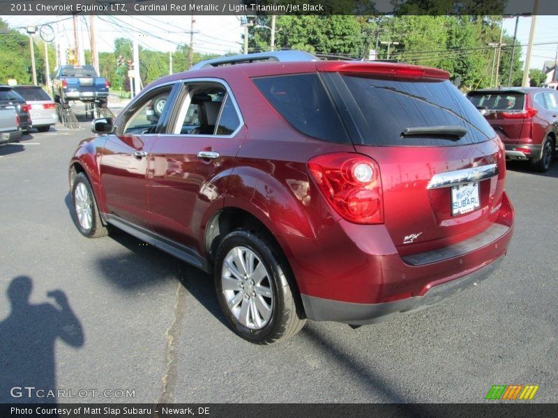Cardinal Red Metallic / Light Titanium/Jet Black 2011 Chevrolet Equinox LTZ