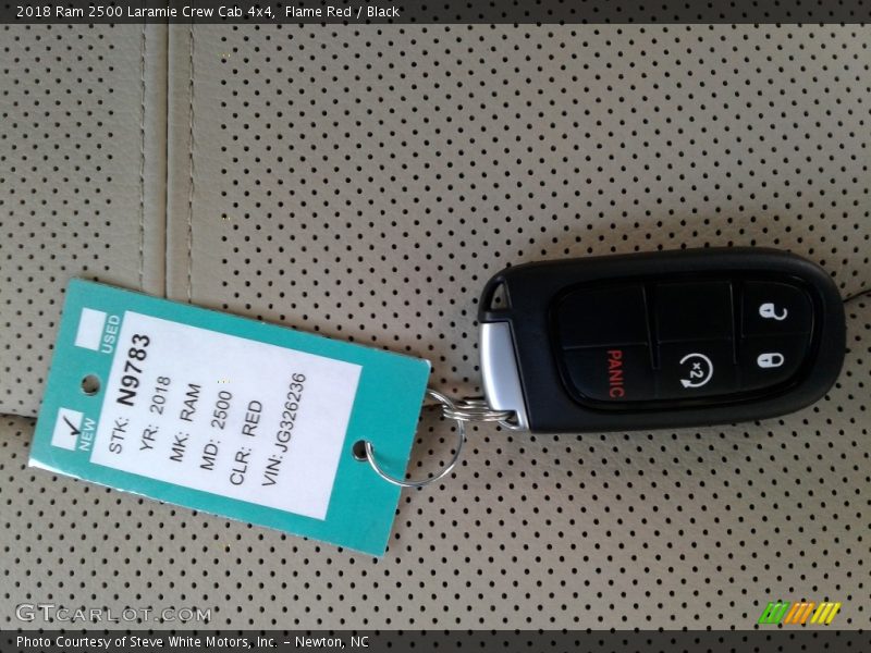 Flame Red / Black 2018 Ram 2500 Laramie Crew Cab 4x4