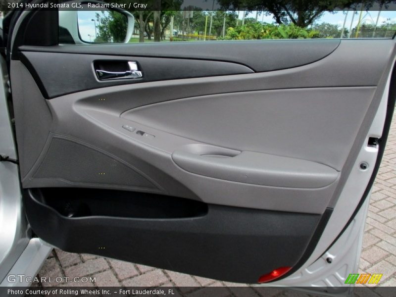 Radiant Silver / Gray 2014 Hyundai Sonata GLS