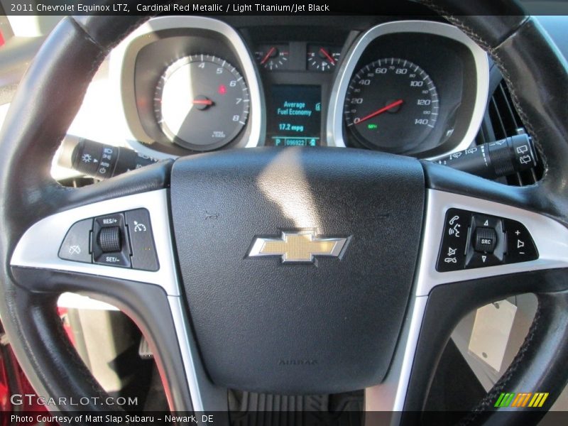 Cardinal Red Metallic / Light Titanium/Jet Black 2011 Chevrolet Equinox LTZ