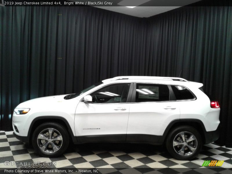 Bright White / Black/Ski Grey 2019 Jeep Cherokee Limited 4x4