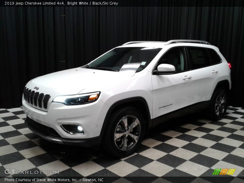 Bright White / Black/Ski Grey 2019 Jeep Cherokee Limited 4x4