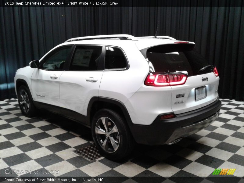 Bright White / Black/Ski Grey 2019 Jeep Cherokee Limited 4x4