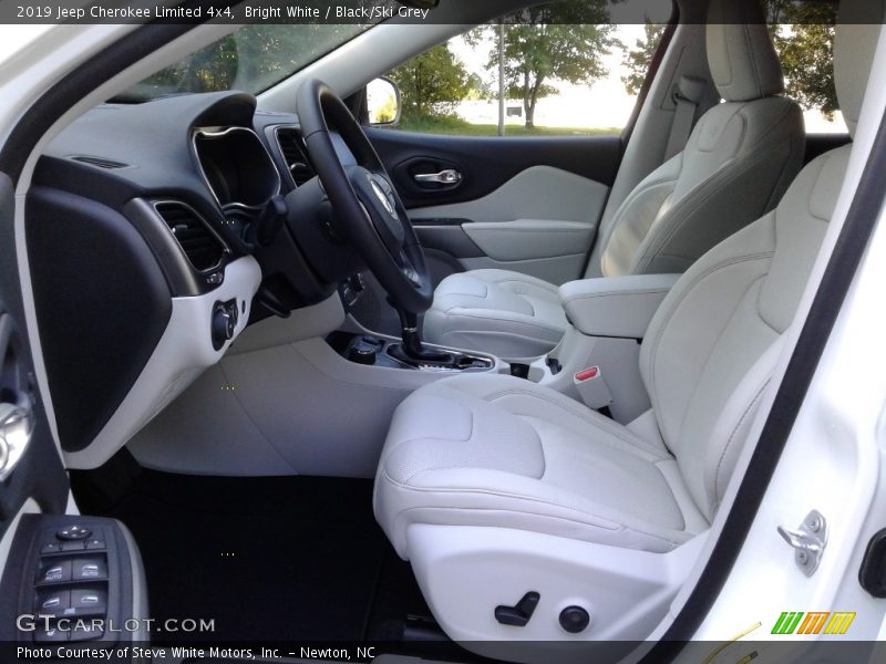 Bright White / Black/Ski Grey 2019 Jeep Cherokee Limited 4x4