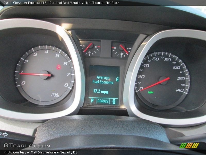 Cardinal Red Metallic / Light Titanium/Jet Black 2011 Chevrolet Equinox LTZ