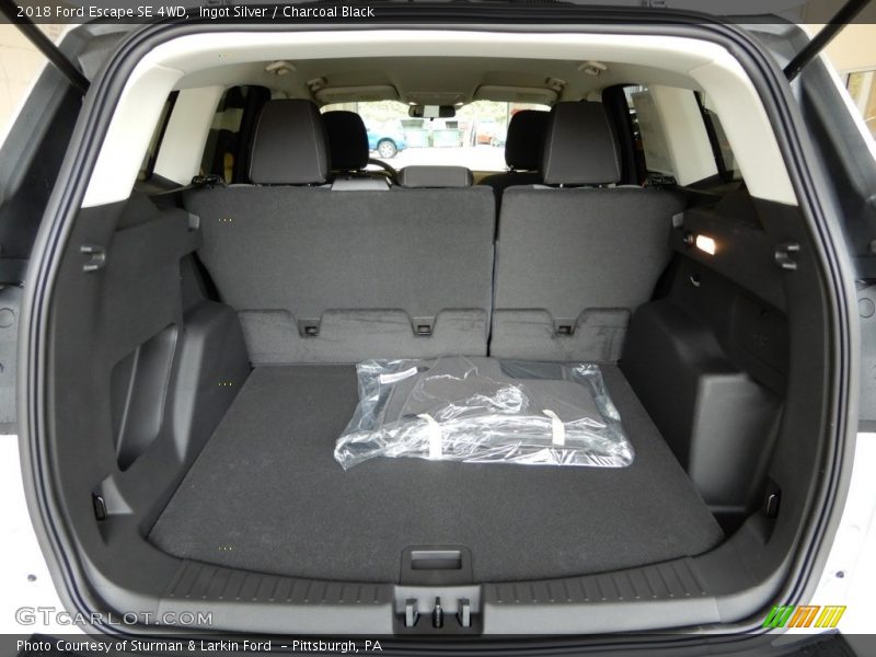 Ingot Silver / Charcoal Black 2018 Ford Escape SE 4WD