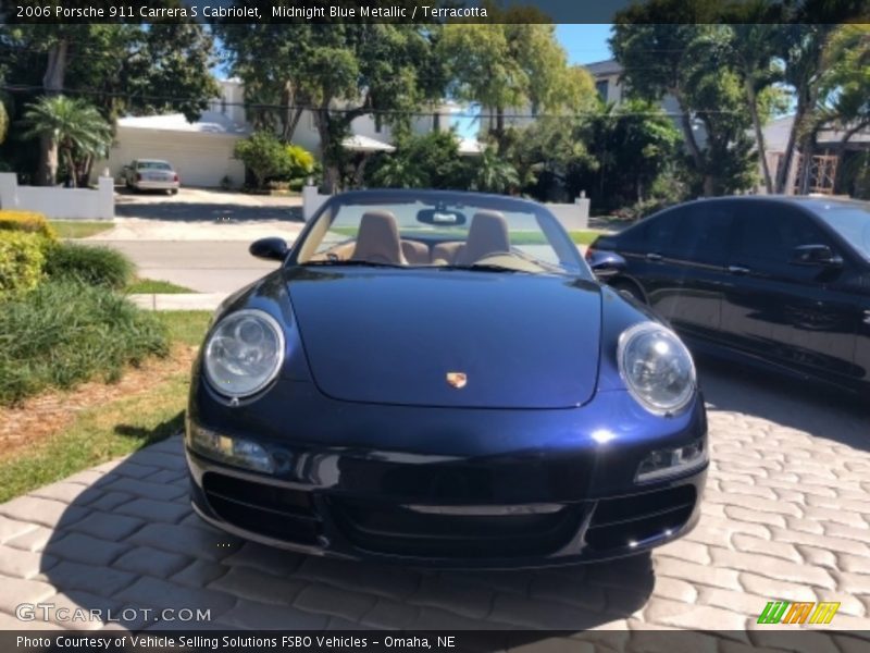 Midnight Blue Metallic / Terracotta 2006 Porsche 911 Carrera S Cabriolet