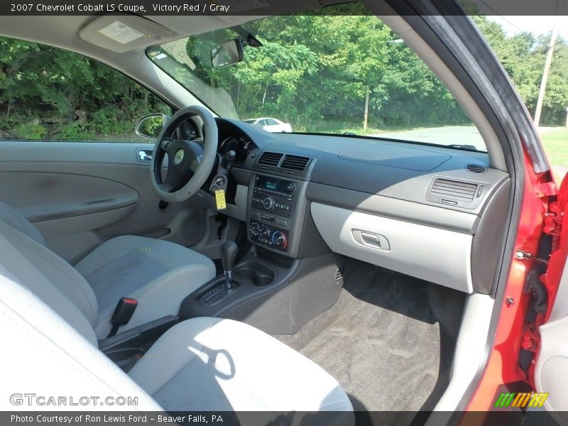 Victory Red / Gray 2007 Chevrolet Cobalt LS Coupe