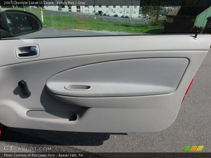Victory Red / Gray 2007 Chevrolet Cobalt LS Coupe
