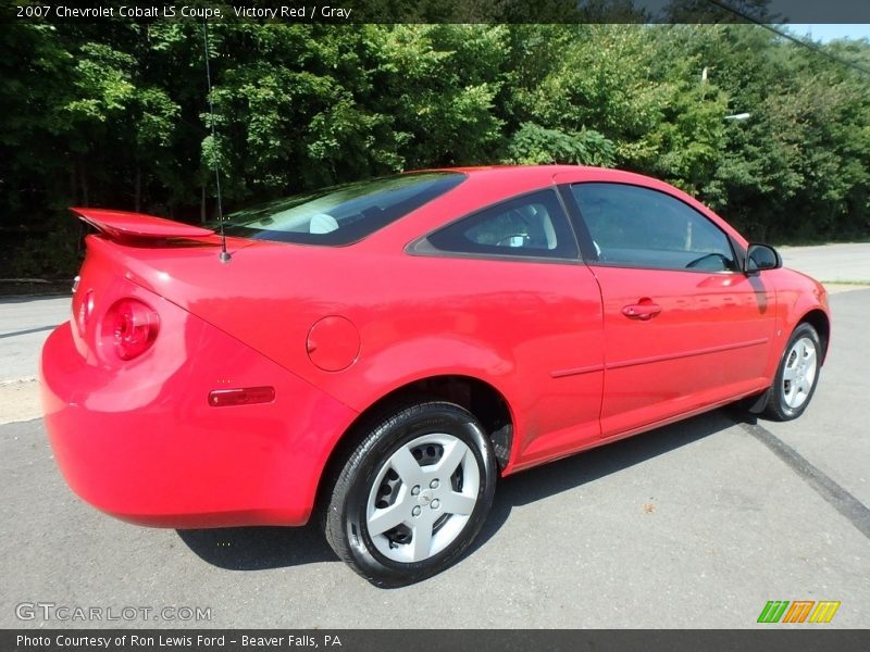 Victory Red / Gray 2007 Chevrolet Cobalt LS Coupe