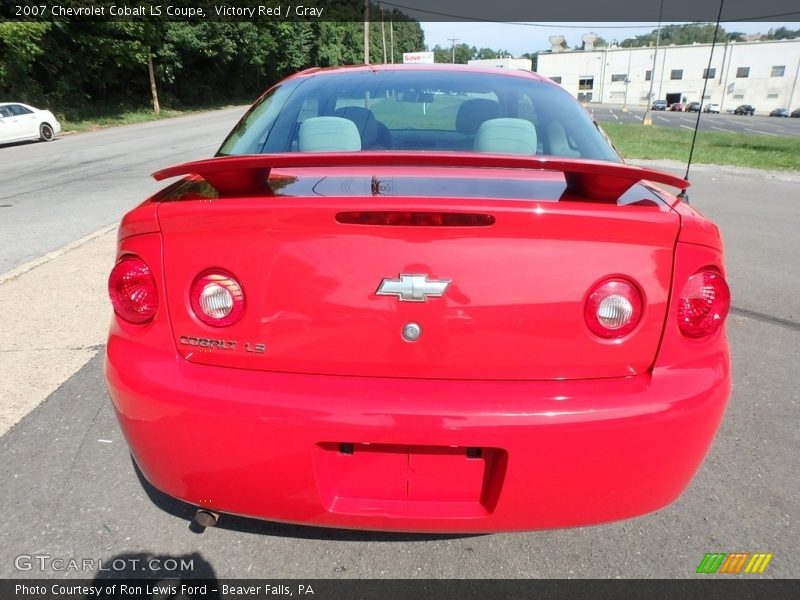 Victory Red / Gray 2007 Chevrolet Cobalt LS Coupe
