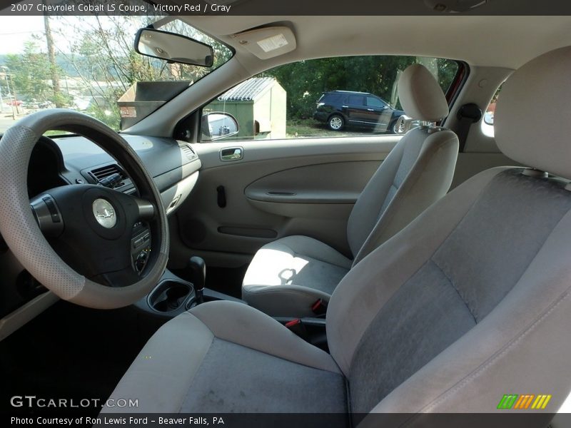 Victory Red / Gray 2007 Chevrolet Cobalt LS Coupe