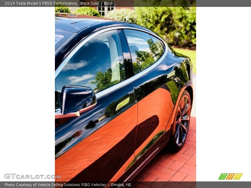 Black Solid / Black 2014 Tesla Model S P85D Performance