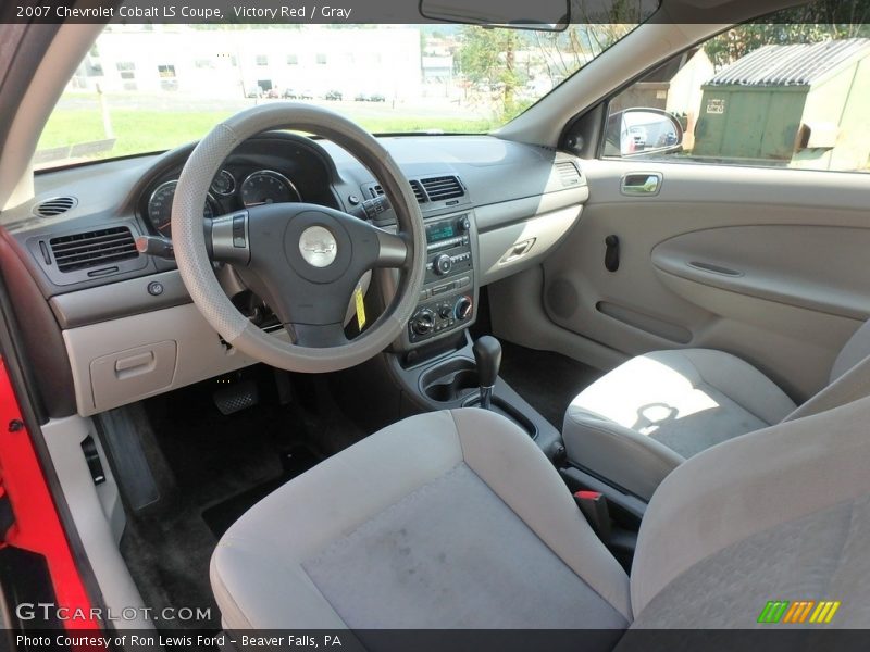 Victory Red / Gray 2007 Chevrolet Cobalt LS Coupe