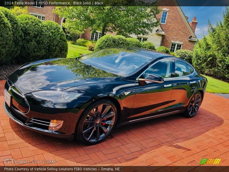  2014 Model S P85D Performance Black Solid