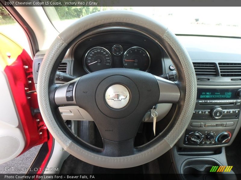Victory Red / Gray 2007 Chevrolet Cobalt LS Coupe