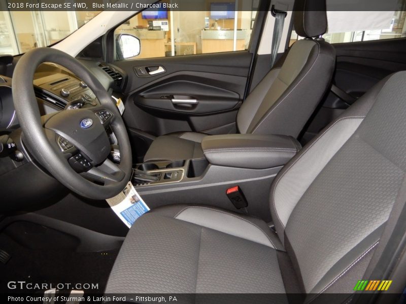 Blue Metallic / Charcoal Black 2018 Ford Escape SE 4WD