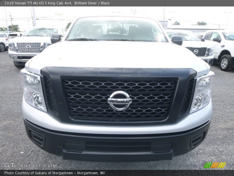Brilliant Silver / Black 2018 Nissan TITAN XD S King Cab 4x4