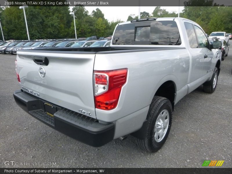 Brilliant Silver / Black 2018 Nissan TITAN XD S King Cab 4x4