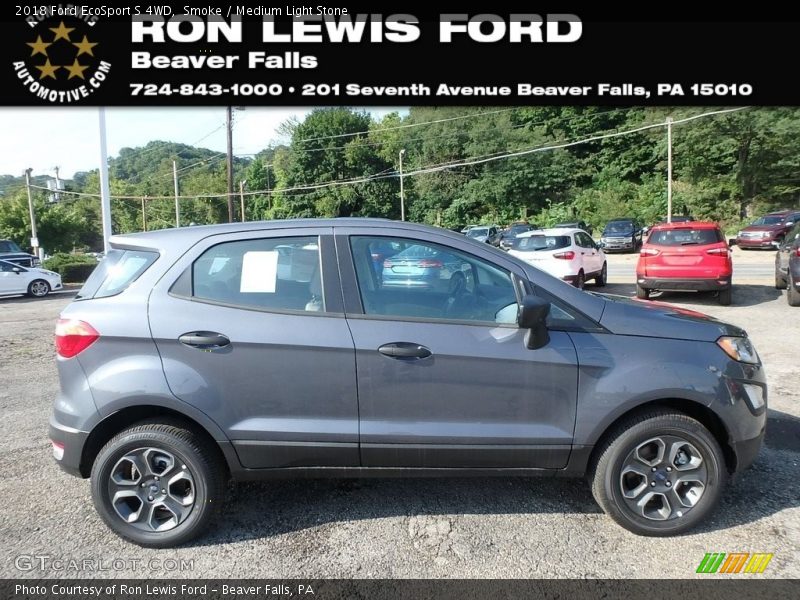 Smoke / Medium Light Stone 2018 Ford EcoSport S 4WD