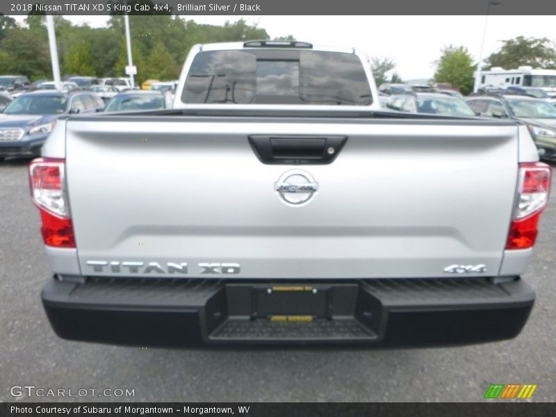 Brilliant Silver / Black 2018 Nissan TITAN XD S King Cab 4x4