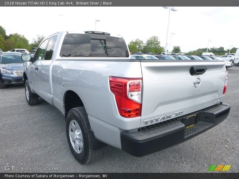 Brilliant Silver / Black 2018 Nissan TITAN XD S King Cab 4x4