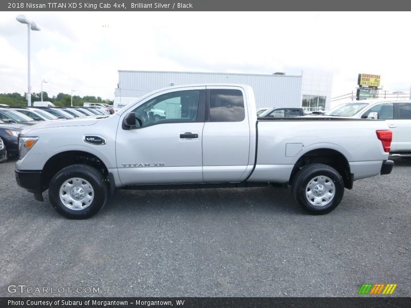 Brilliant Silver / Black 2018 Nissan TITAN XD S King Cab 4x4
