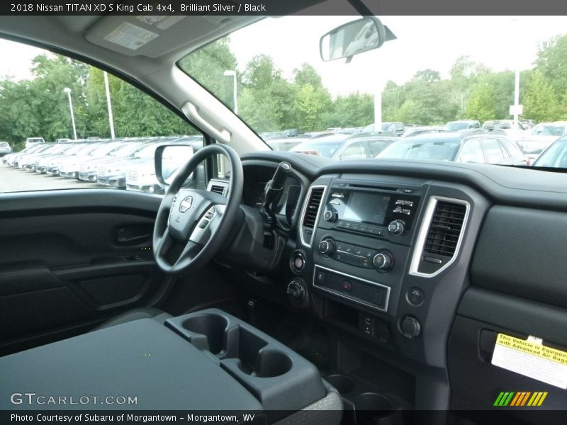 Brilliant Silver / Black 2018 Nissan TITAN XD S King Cab 4x4