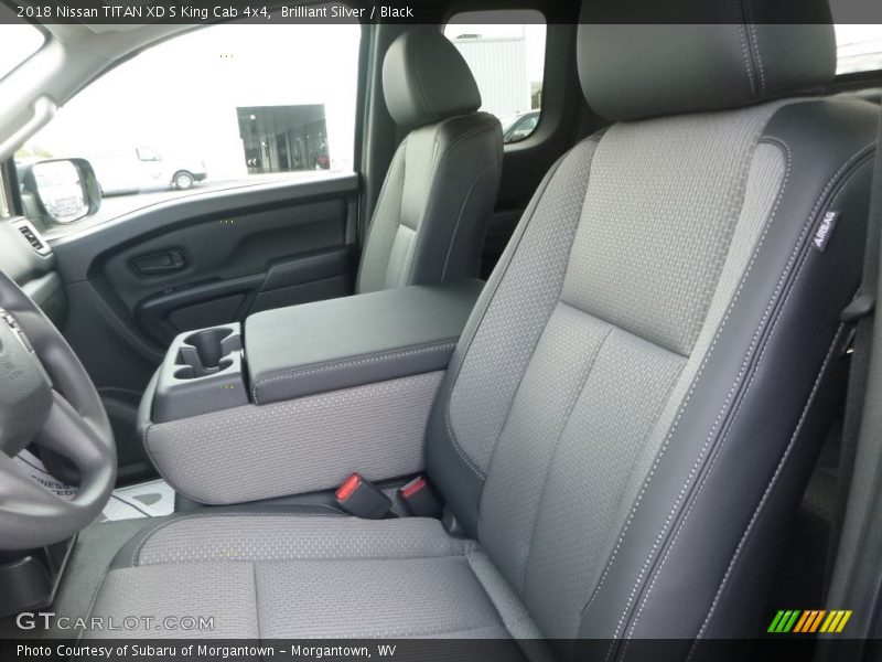 Brilliant Silver / Black 2018 Nissan TITAN XD S King Cab 4x4