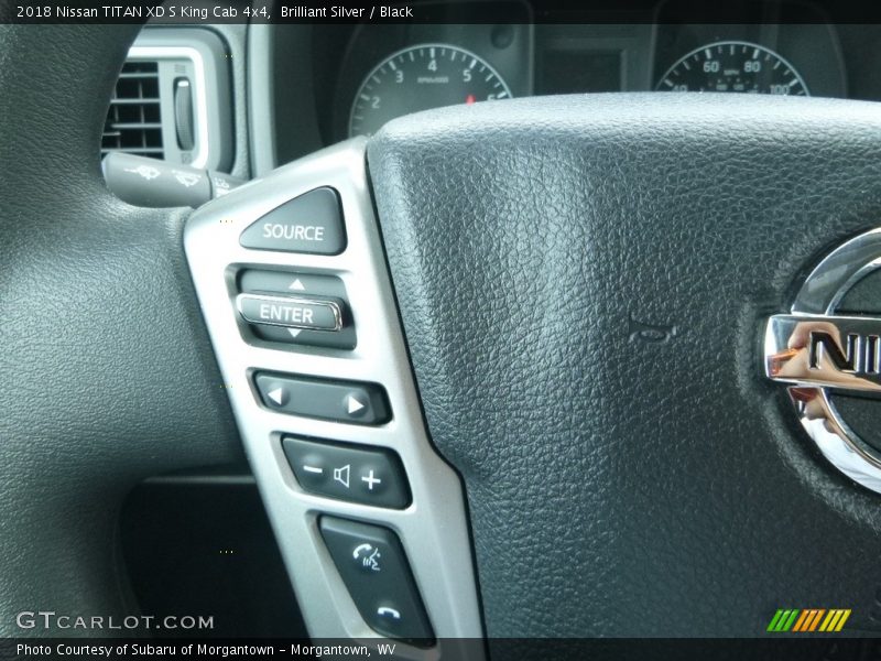 Brilliant Silver / Black 2018 Nissan TITAN XD S King Cab 4x4