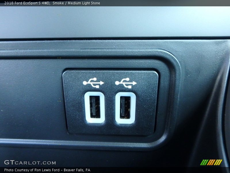 Smoke / Medium Light Stone 2018 Ford EcoSport S 4WD