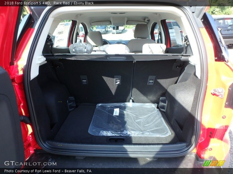 Race Red / Ebony Black 2018 Ford EcoSport S 4WD