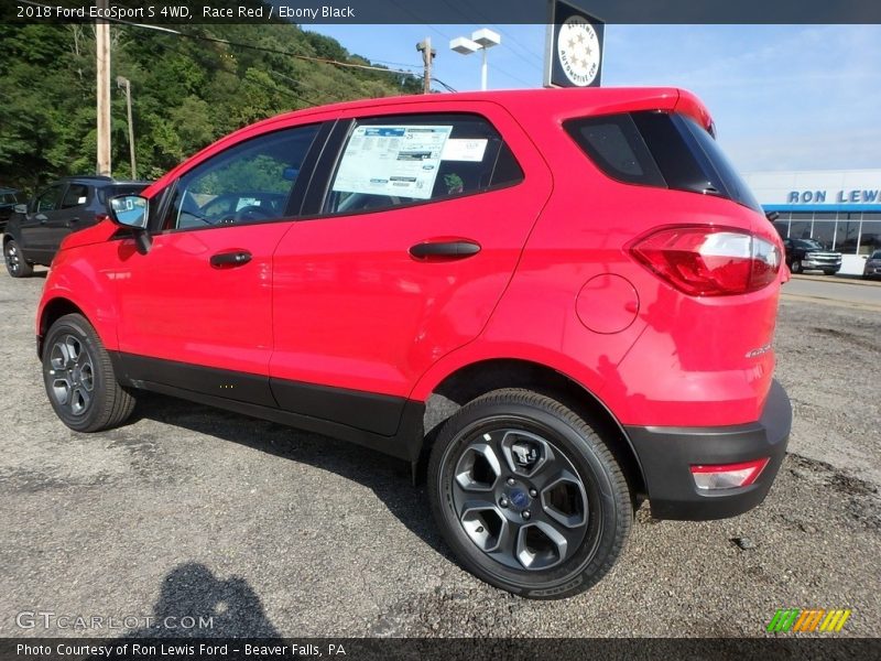 Race Red / Ebony Black 2018 Ford EcoSport S 4WD