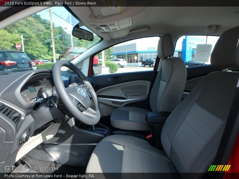 Race Red / Ebony Black 2018 Ford EcoSport S 4WD