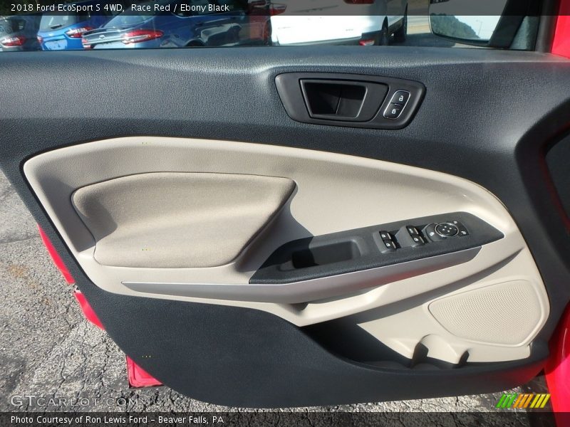 Race Red / Ebony Black 2018 Ford EcoSport S 4WD