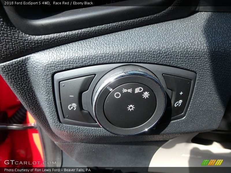 Race Red / Ebony Black 2018 Ford EcoSport S 4WD