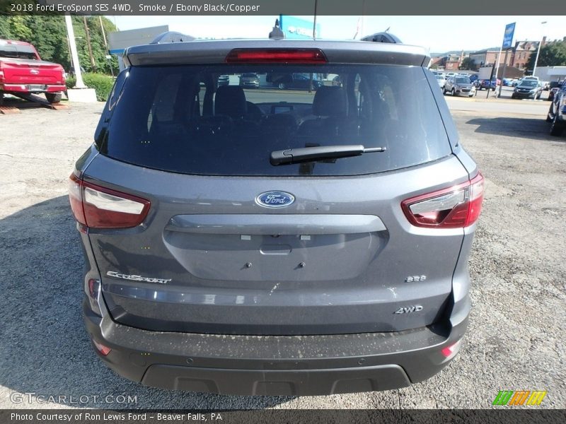 Smoke / Ebony Black/Copper 2018 Ford EcoSport SES 4WD